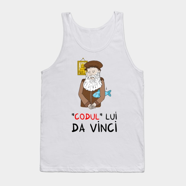 Codul lui Da Vinci Tank Top by adrianserghie